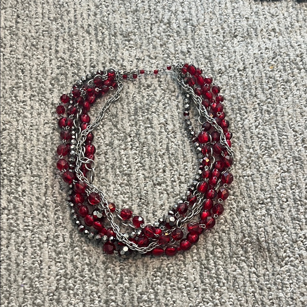 White House Black Market multi strand necklace